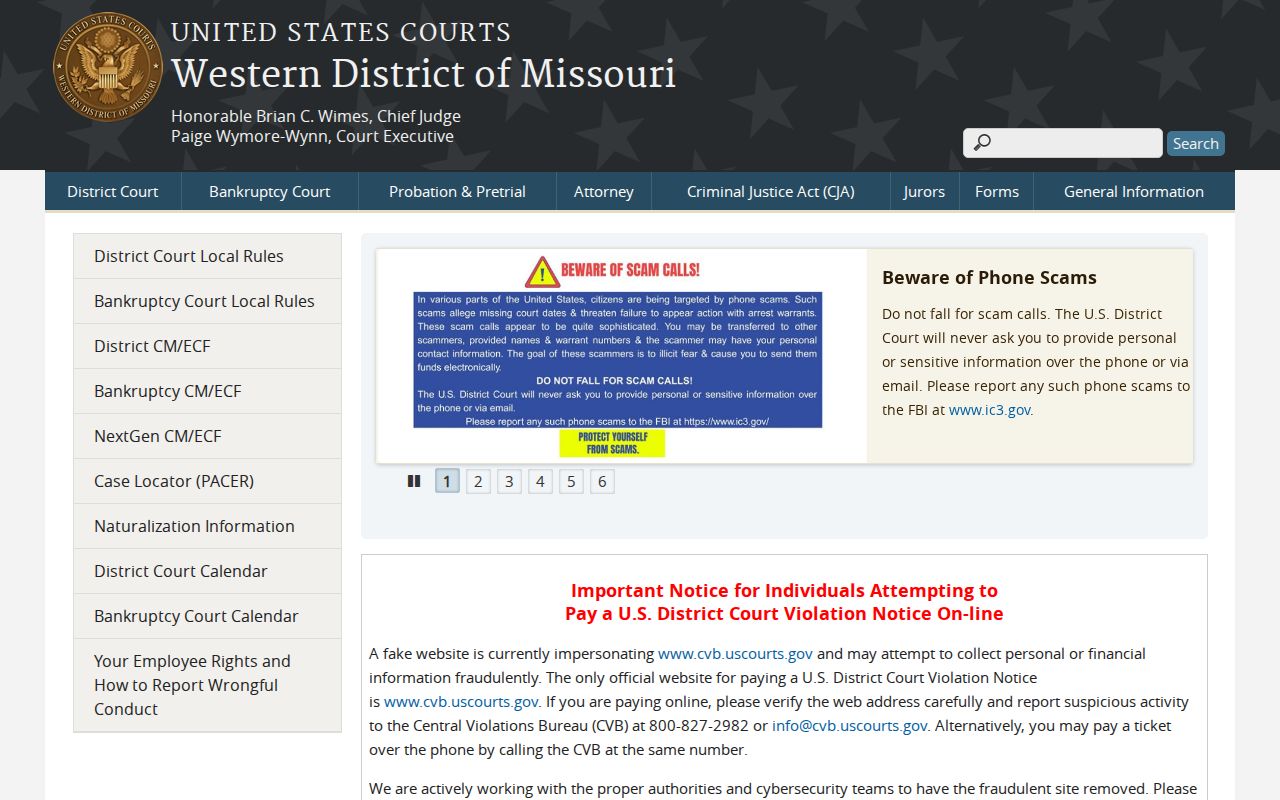 Lafayette County court docket federal Western District referral