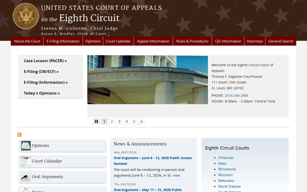 Lafayette County court docket Eighth Circuit appellate referral