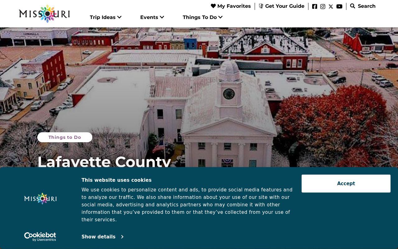 Lexington court docket historic Lafayette County Courthouse