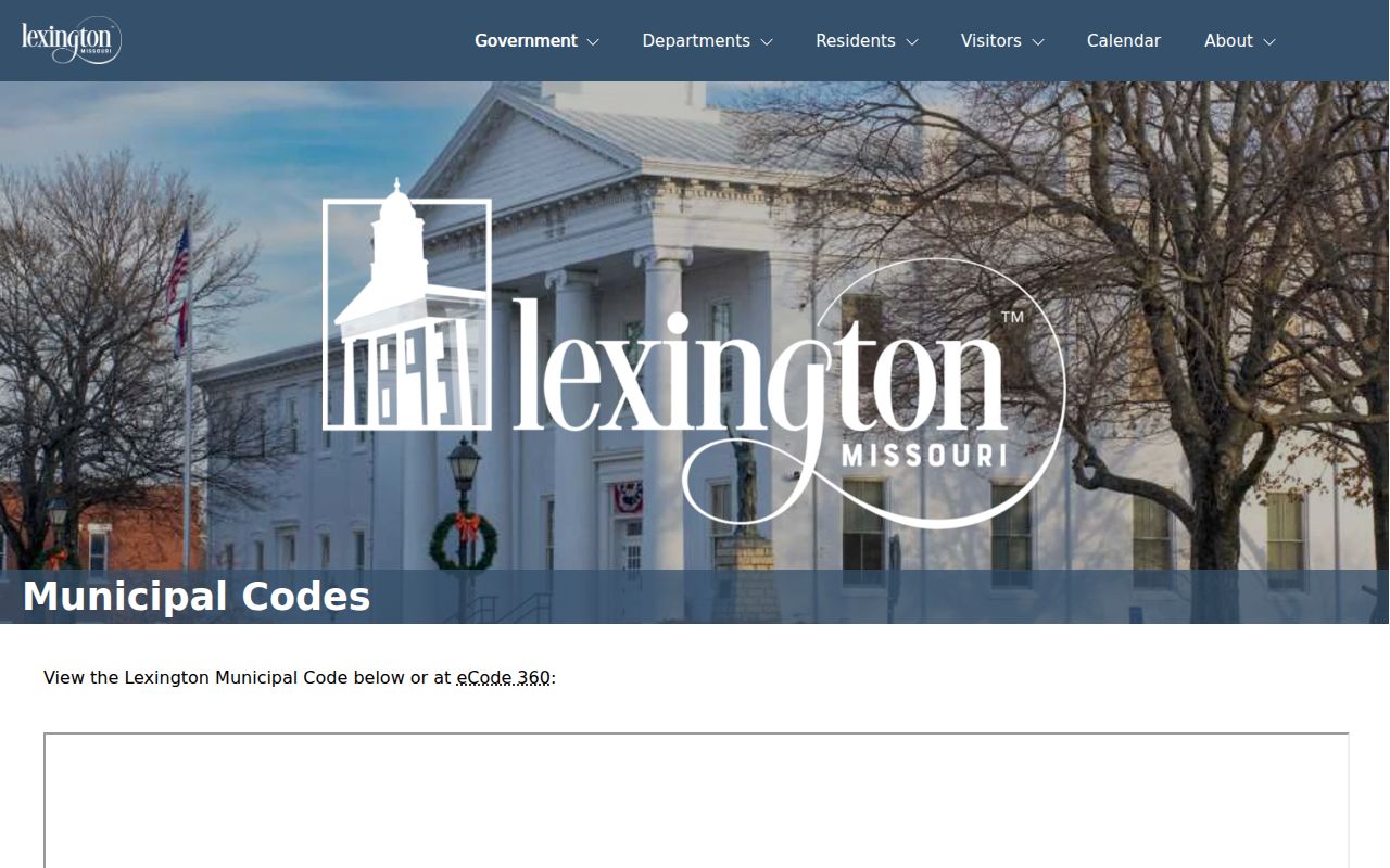 Lexington court docket municipal code route